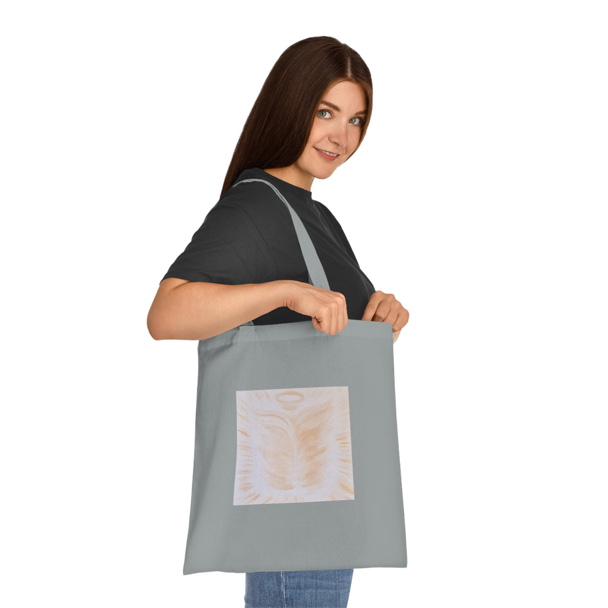 Golden Body of Christ Cotton Tote Bag