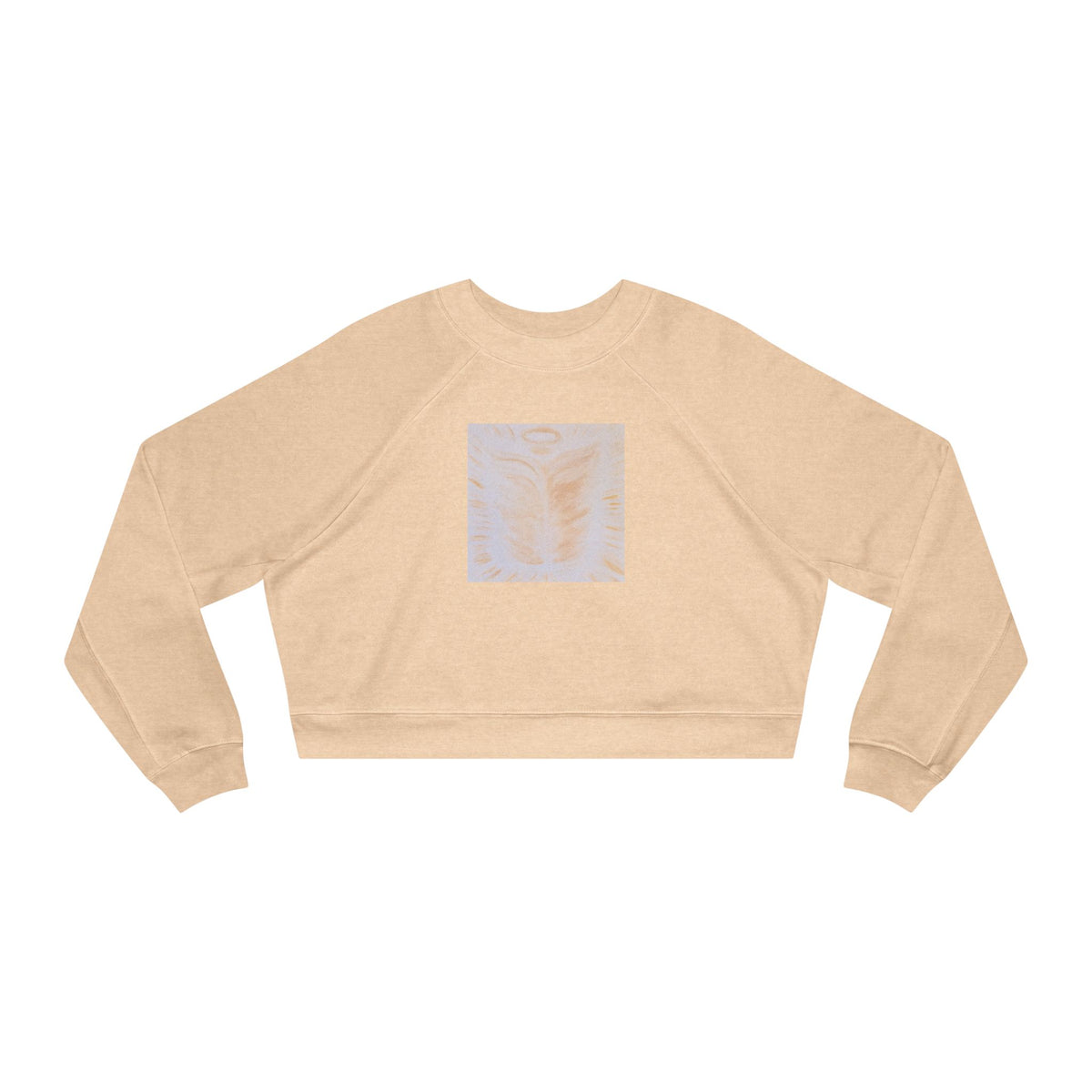 Golden Body of Christ Cropped Fleece